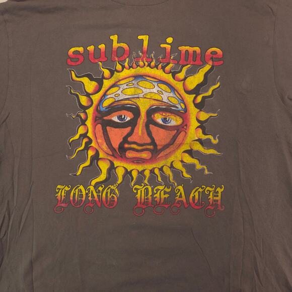 Sublime Band Short Sleeve Crew Neck Graphic Shirt Mens Size Extra Large XL Gray - Picture 4 of 9